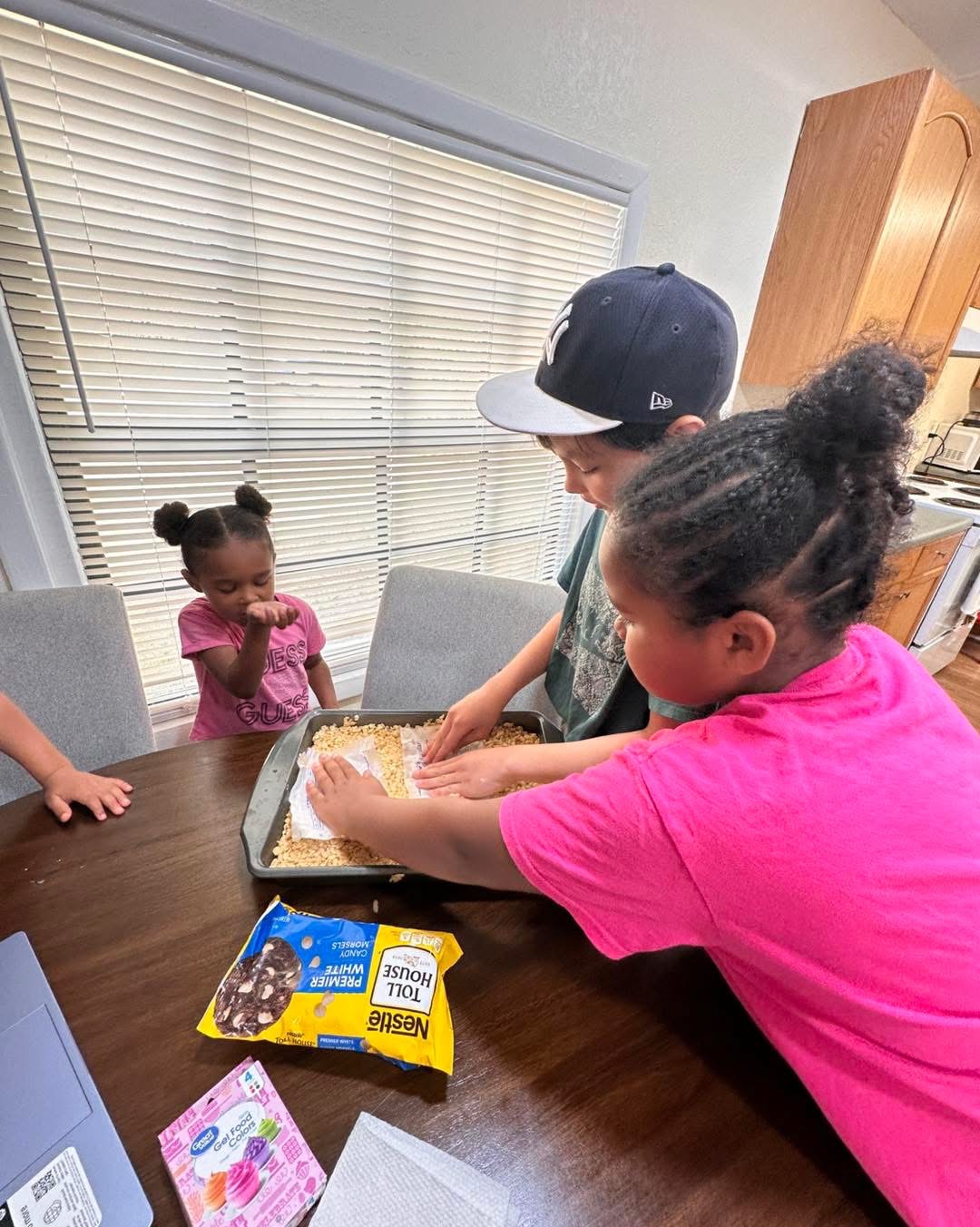 Children participating in a hands-on activity