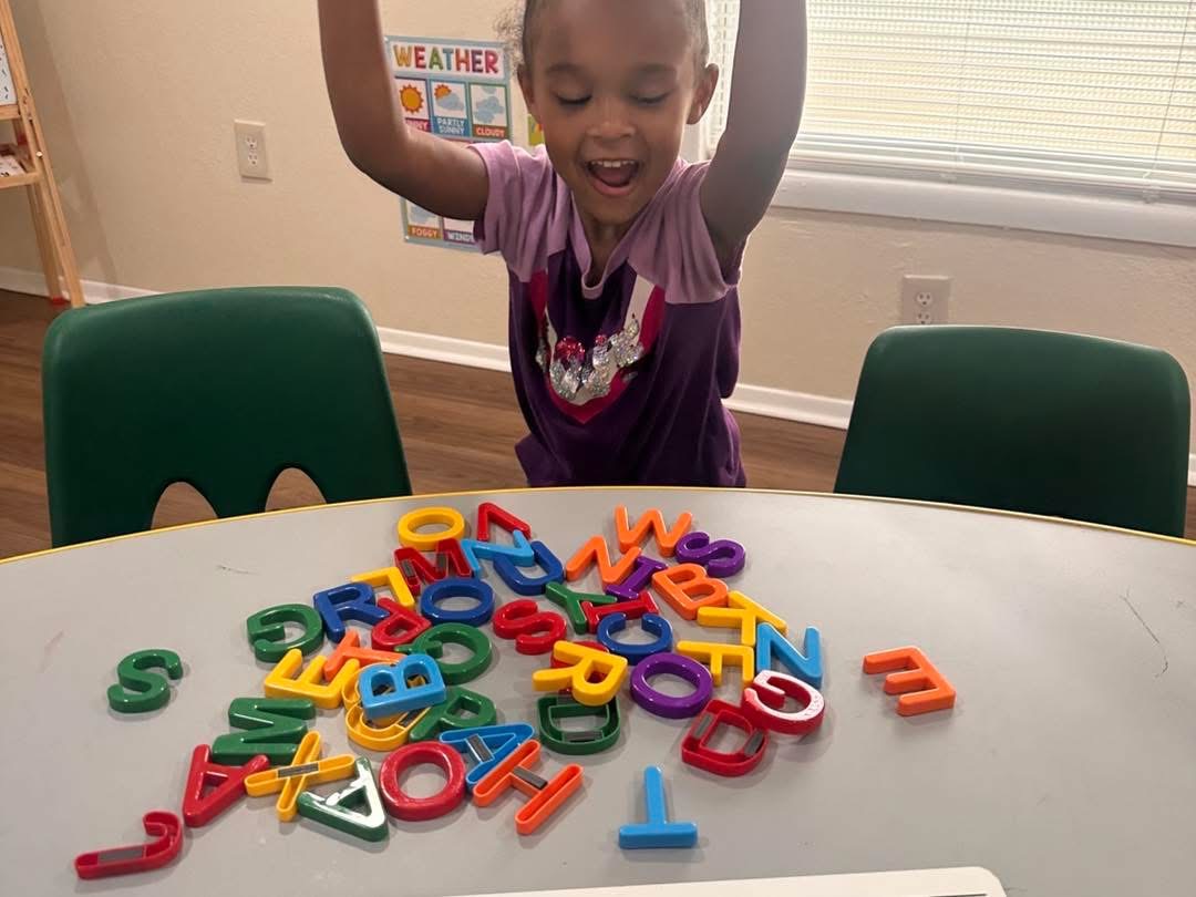 Young learner participating in an educational activity